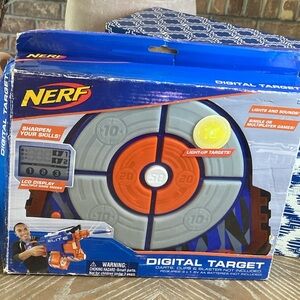 NEW! Nerf Gun Nerf N-Strike Digital Target With Lights & Sounds Game